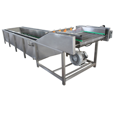 Continuously Ultrasonic 220v Industrial Vegetable Washing Machine Fruit Cleaning