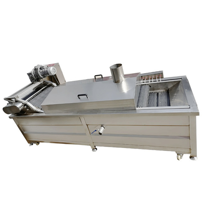 Seafood Squid Silk SUS304 Fully Automatic Frying Machine