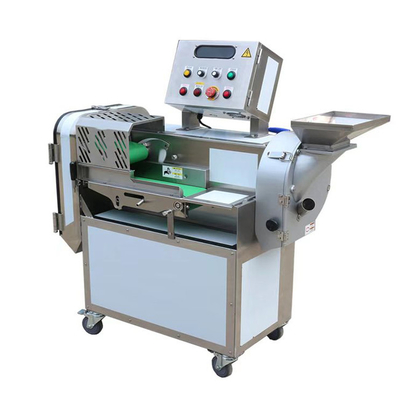 Double Headed Fruits Slicing 0.75kw 220V Vegetable Cutting Machines