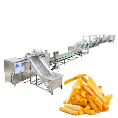 Fully Auto French Fries Machine 2000kg/H Potato Processing Machine