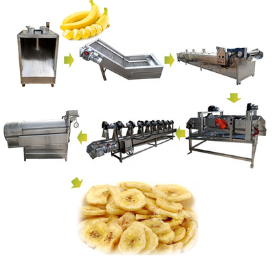 Plantain Chips Processing Machine Small Scale Plantain Chips Making Machine