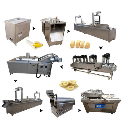 Banana Chips Production Line Fruit And Vegetable Chips Making Machine