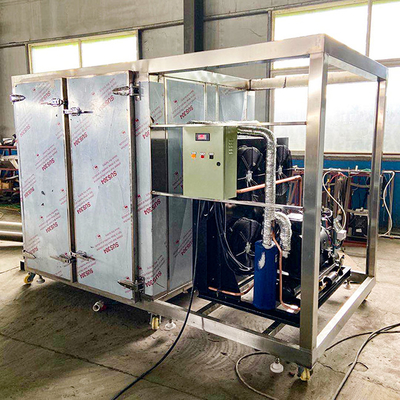 SS304 IQF Individual Quick Freezing Machine For Fries Potato Chips