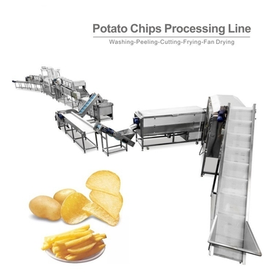 OEM Corn Fruit Wheat Potato Chips Production Line 100kg/H To 1500kg/H