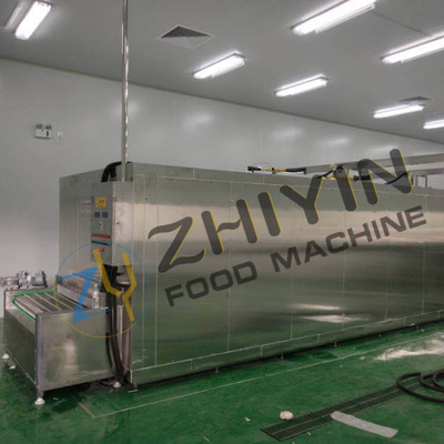 SUS304 Automatic Vegetable Food Freezing Machine 1000KG/H