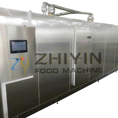 380v 100KG/H Vegetable Food Freezing Machine Corrosion Resistant
