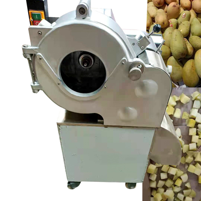 Multifunctional Chopper Vegetable Cutting Machines 8mm Cube Fruit Dicing Machine