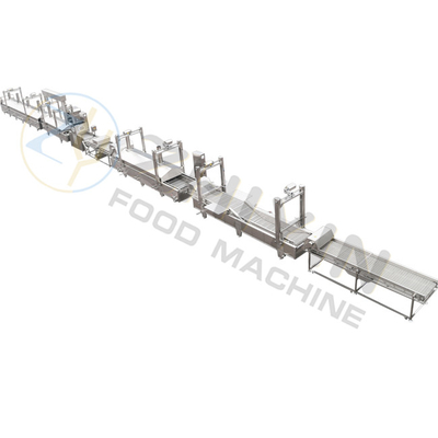 1000kg/H French Fries Processing Line 12mm Cutting 380V