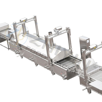 SS304 PLC French Fries Production Line Deoiling French Fries Machine